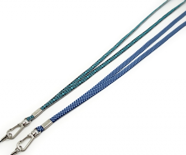 チェッカー柄・ダイヤ柄 オリジナルネックストラップ